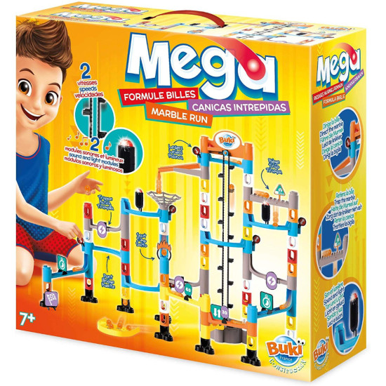 Игра с мраморни топчета Buki Construction - Мега комплект | Игри и играчки