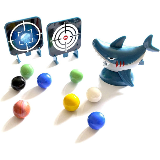 Игрален комплект Buki - Изстрелвачка на топчета, акула | Игри и играчки