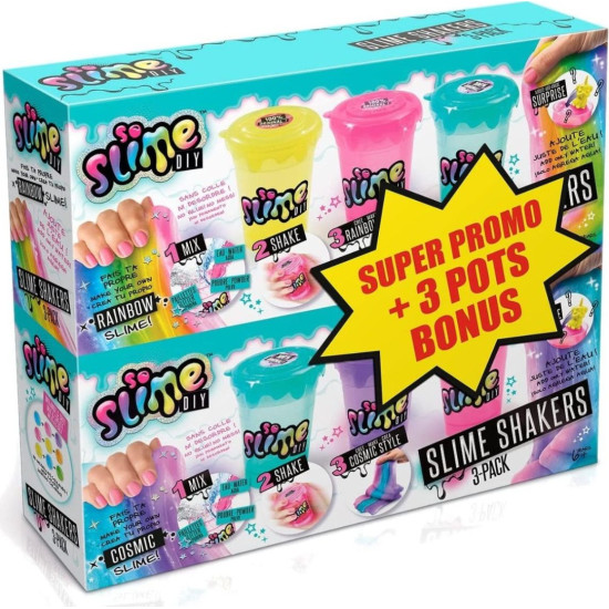 Игрален комплект Canal Toys - Слайм 3 цвята + 3 бонус | Игри и играчки