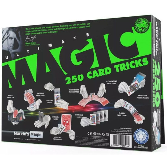 Игрален комплект Marvins Magic - Невероятни 250 фокуса с карти | Игри и играчки