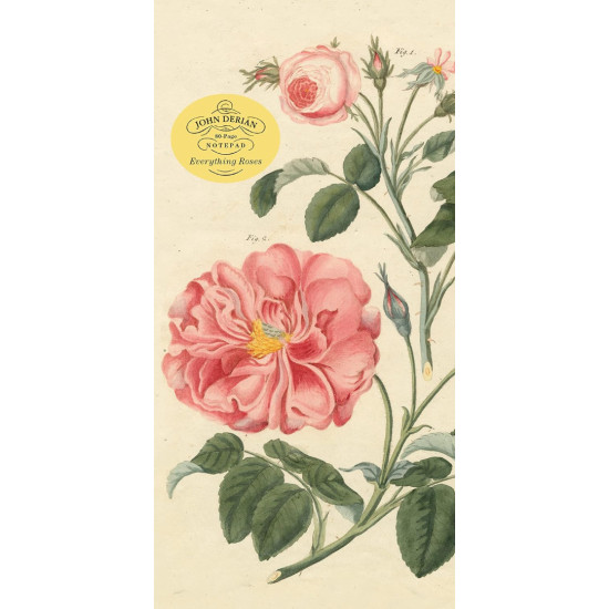 John Derian Paper Goods: Everything Roses Notepad | Тефтери, бележници и планери