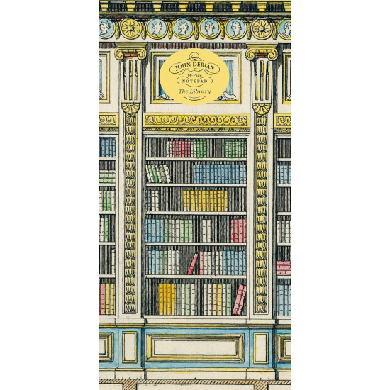 John Derian Paper Goods: The Library Notepad | Тефтери, бележници и планери