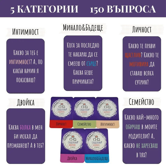 Карти за двойки Споделено общуване | Ozone books