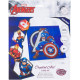 Картичка диамантен гоблен Craft Buddy - Капитан Америка | MARVEL