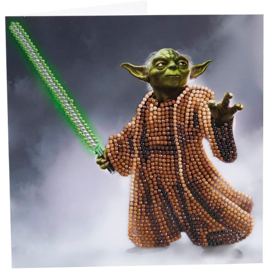 Картичка диамантен гоблен Craft Buddy - Йода | Star Wars