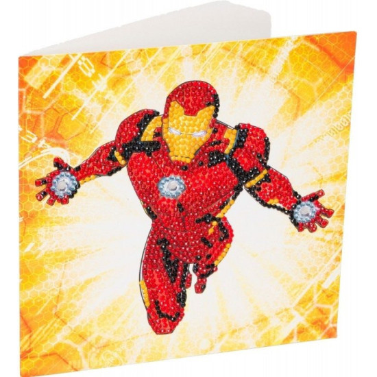 Картичка диамантен гоблен Craft Buddy - Железният човек | MARVEL