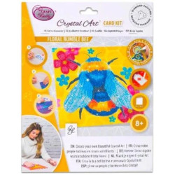 Картичка с диамантен гоблен Craft Buddy - Пчела