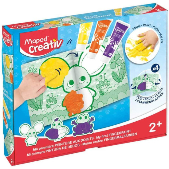 Комплект Maped Creativ Early Age - Рисуване с пръсти, 7 части | Творчески комплекти