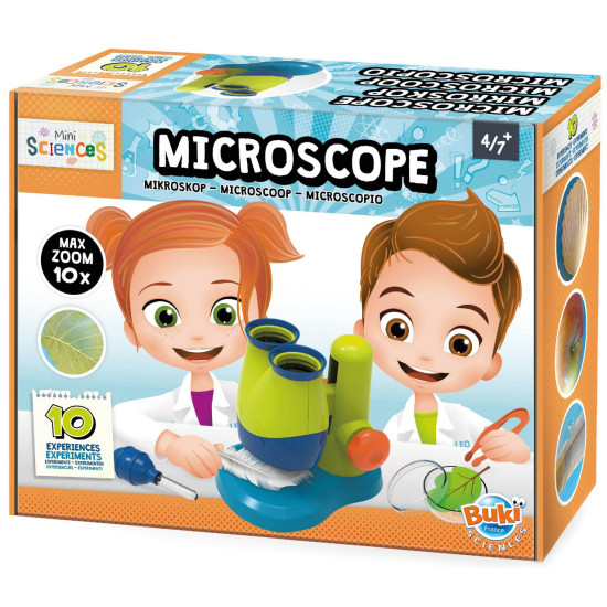 Комплект Mини наука Buki Sciences - Микроскоп с аксесоари | Игри и играчки