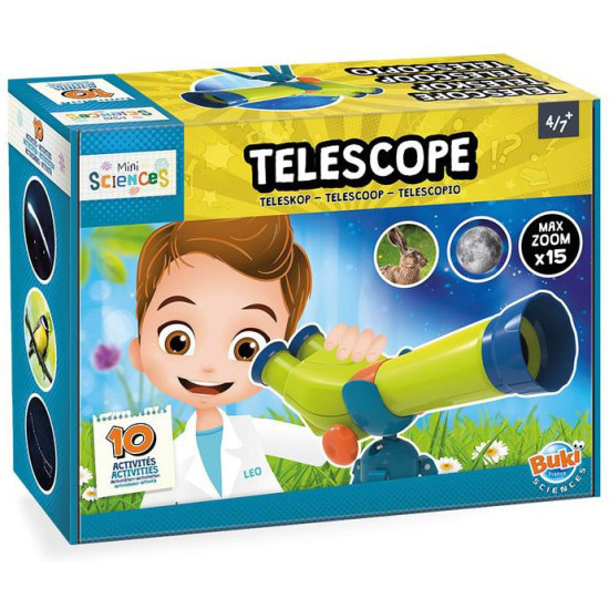 Комплект Mини наука Buki Sciences - Телескоп с 2 окуляра | Игри и играчки