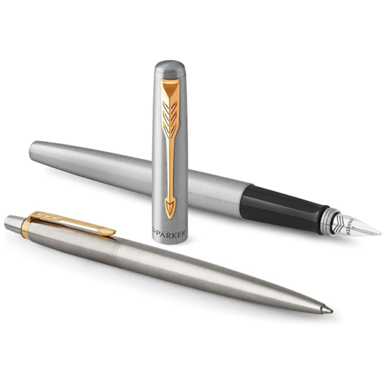 Комплект Parker - Химикалка и писалка Jotter Stainless Steel GT | Писалки