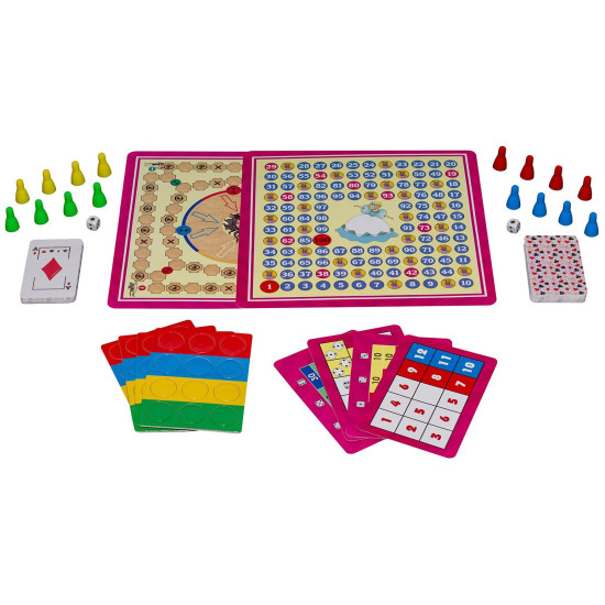 Комплект настолни игри PlayLand - 20 броя, за момичета | PLAY LAND MONOPOLY