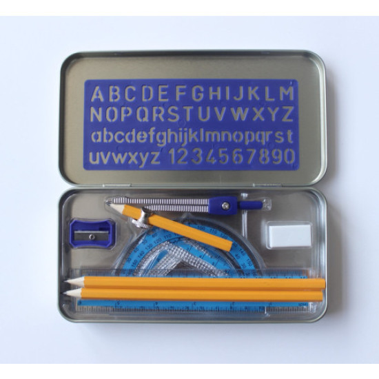 Комплект за чертане STAEDTLER Math Set, 11 части | Чертожни инструменти