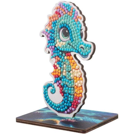 Комплект за диамантена бродерия, Craft Buddy, Crystal Art Buddies, Водно конче, 7 части | Творчески комплекти