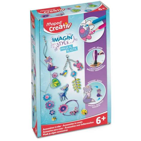 Комплект за модни аксесоари Maped Creativ - Magical Plastic | Творчески комплекти
