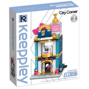 Конструктор Qman City Corner - Keepplеy, Луксозен магазин