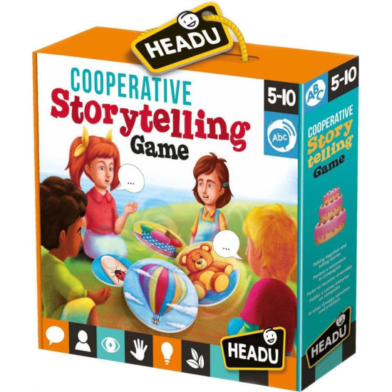 Кооперативна игра Headu Montessori - Разкажи приказка | Headu