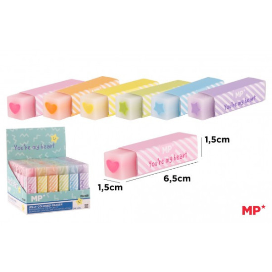 МР Гума Jelly, асортимент | Гуми, ножици, острилки