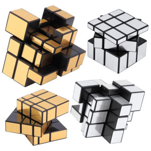 Магическо пъзел кубче Cayro - Mirror, 3 x 3 x 3 cm, асортимент