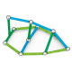 Магнитен конструктор Geomag - Classic Recycled, 60 части | Игри и играчки