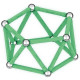 Mагнитен конструктор Geomag - Glow, 42 части | Игри и играчки