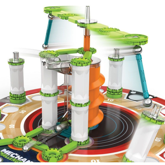 Магнитен конструктор Geomag - Mechanics Challenge Strike!, 185 части | Игри и играчки