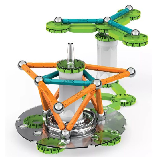 Магнитен конструктор Geomag - Mechanics Motion 2Magnetic Gears, 96 части | Игри и играчки