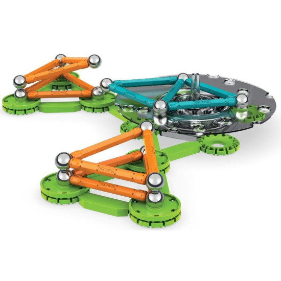 Mагнитен конструктор Geomag - Mechanics Motion, 96 части | Игри и играчки