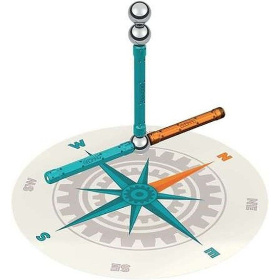 Mагнитен конструктор Geomag - Mechanics Motion-Compass, 35 части | Игри и играчки