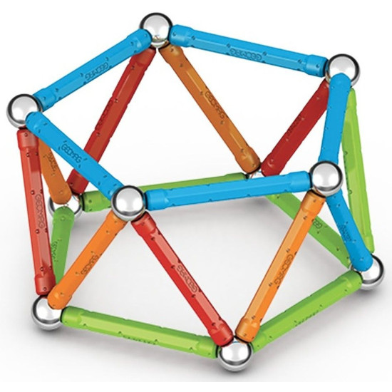 Mагнитен конструктор Geomag - Supercolor, 42 части | Игри и играчки