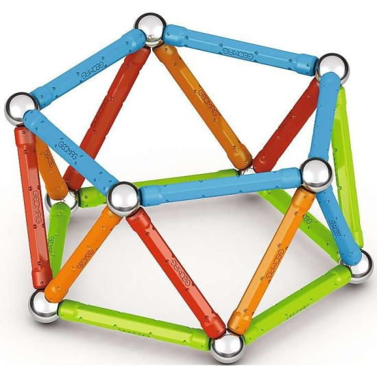 Mагнитен конструктор Geomag - Supercolor, 60 части | Игри и играчки