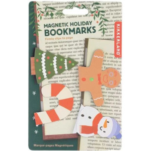 Магнитни книгоразделители Kikkerland - Коледни символи, 4 бр. 