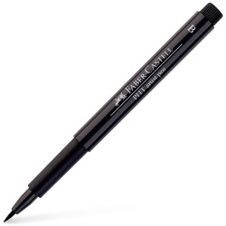 Маркер с четка Faber-Castell Pitt Artist - Черен