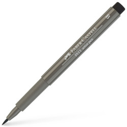Маркер с четка Faber-Castell Pitt Artist - Топло сиво IV