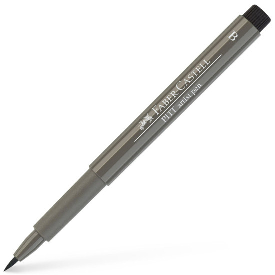 Маркер с четка Faber-Castell Pitt Artist - Топло сиво IV | Ученически пособия