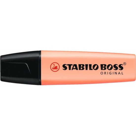 Маркер тип хайлайтър, STABILO, Boss Original Pastel, Peach | Ученически пособия