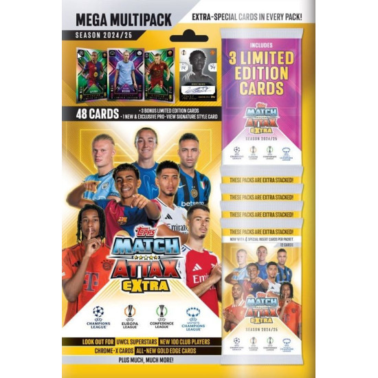 Match Attax Extra 2024/2025 (Мега мулти пакет) | Игри и играчки