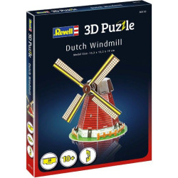 Мини 3D пъзел Revell - Вятърна мелница