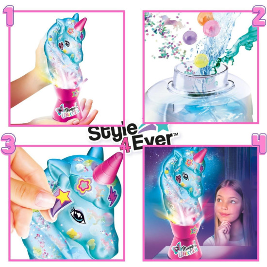 Мини лава лампа Canal Toys Rainbow - Еднорог, с декорации | Игри и играчки