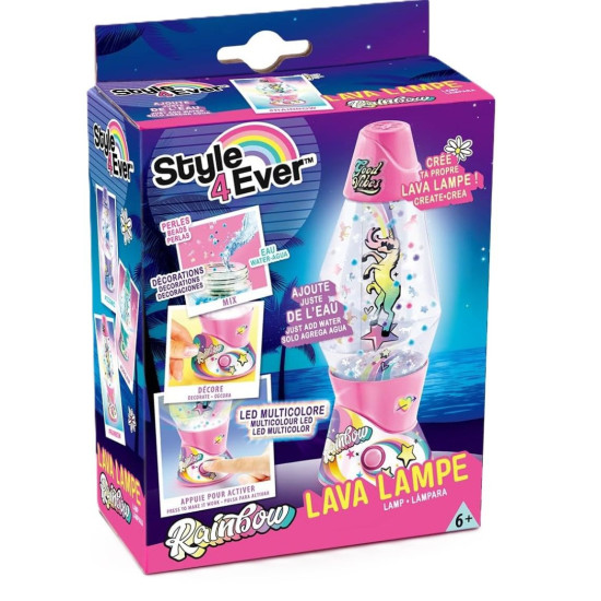 Мини лава лампа Canal Toys - Rainbow, с декорации | Игри и играчки