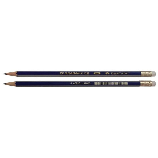 Молив Faber-Castell Goldfaber - HB, с гума | Химикали и пишещи средства