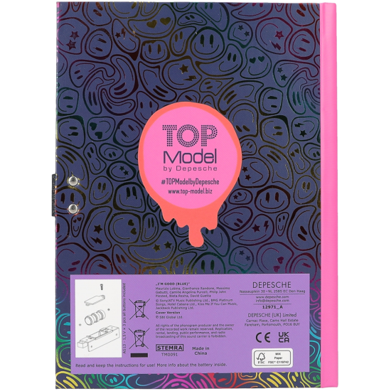 Музикален таен дневник с код Top Model - Night Light | За детето