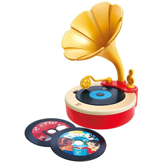 Музикална играчка Hape International - Ретро грамофон | Игри и играчки