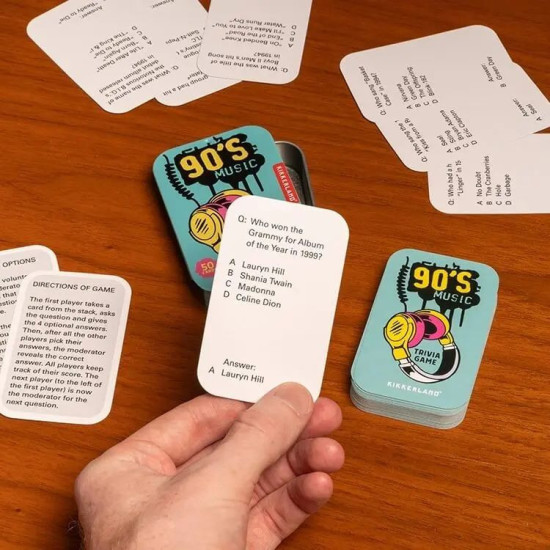 Настолна игра 90s Music Trivia Game | Kikkerland