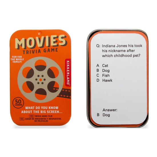 Настолна игра Movies Trivia Game | Kikkerland
