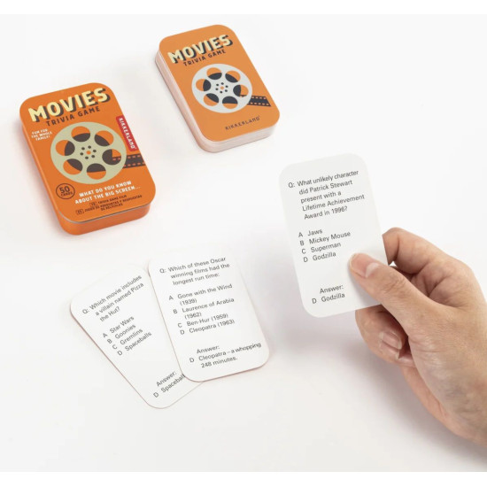 Настолна игра Movies Trivia Game | Kikkerland