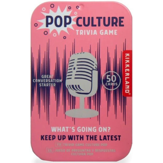 Настолна игра Pop Culture Trivia Game | Kikkerland