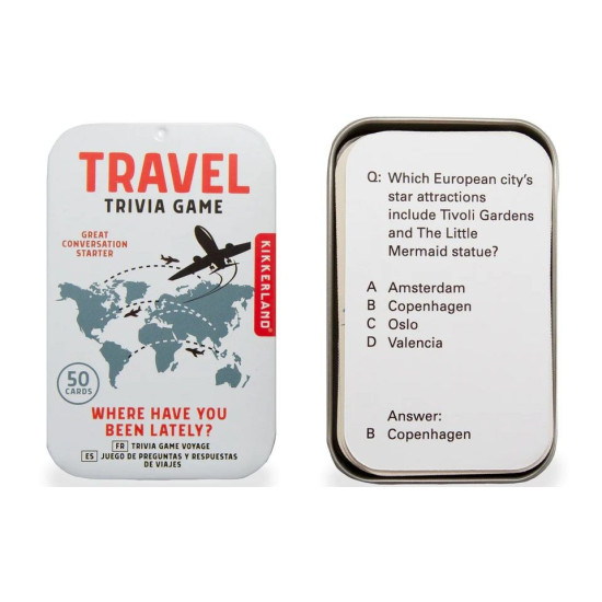 Настолна игра Travel Trivia Game | Kikkerland