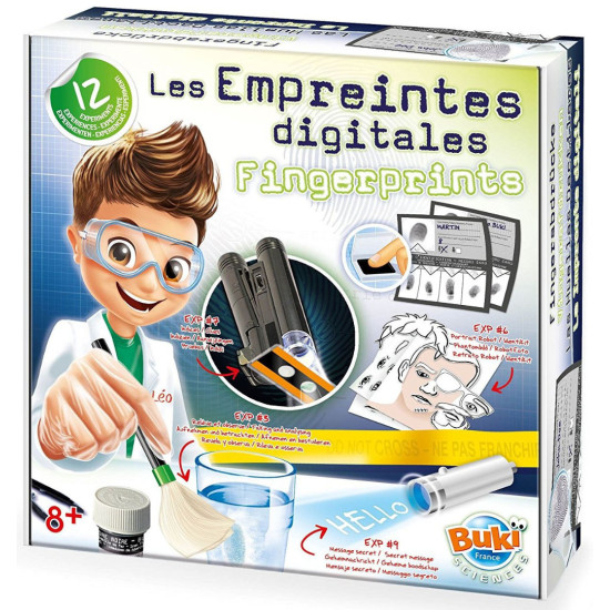 Научен комплект Buki Sciences - Отпечатъци, с 12 експеримента | Игри и играчки