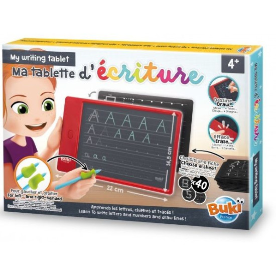 Образователен таблет за писане Buki, с аксесоари | Игри и играчки